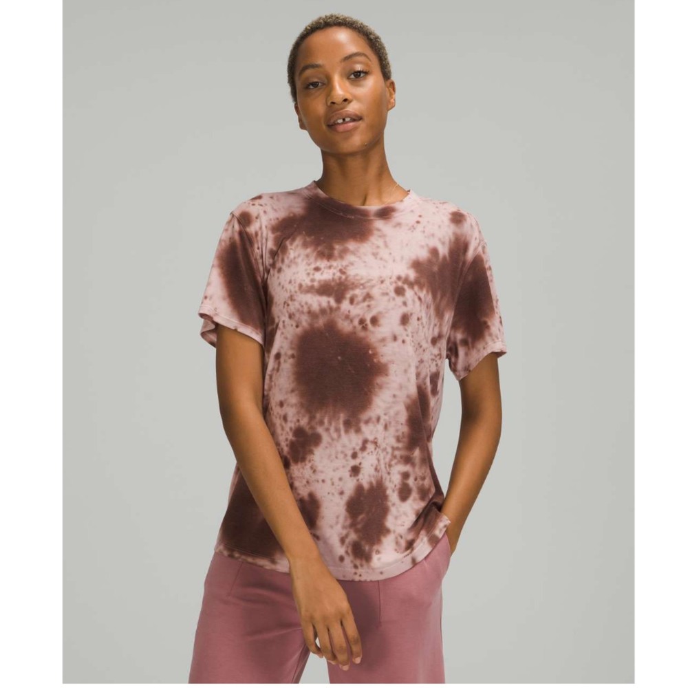 Lululemon All Yours Tee Shirt Pink Red